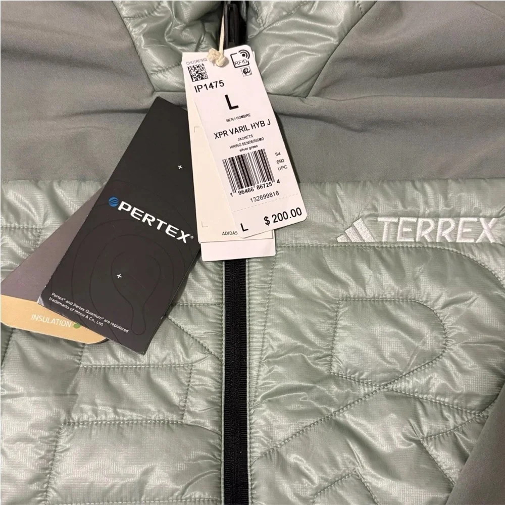 ADIDAS Terrex Jacket Men’s Large Green  Prima Hiking Senderismo‎  $200